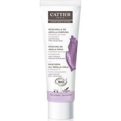 Mascarilla arcilla violeta antifatiga