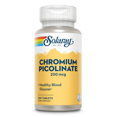 Cromo picolinato Solaray 50 cápsulas
