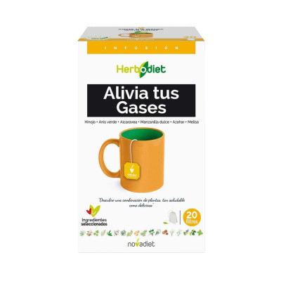 Alivia tus gases Herbodiet 20 filtros