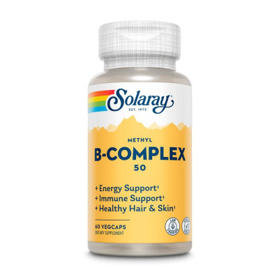 Methil b complex Solaray 60 cápsulas